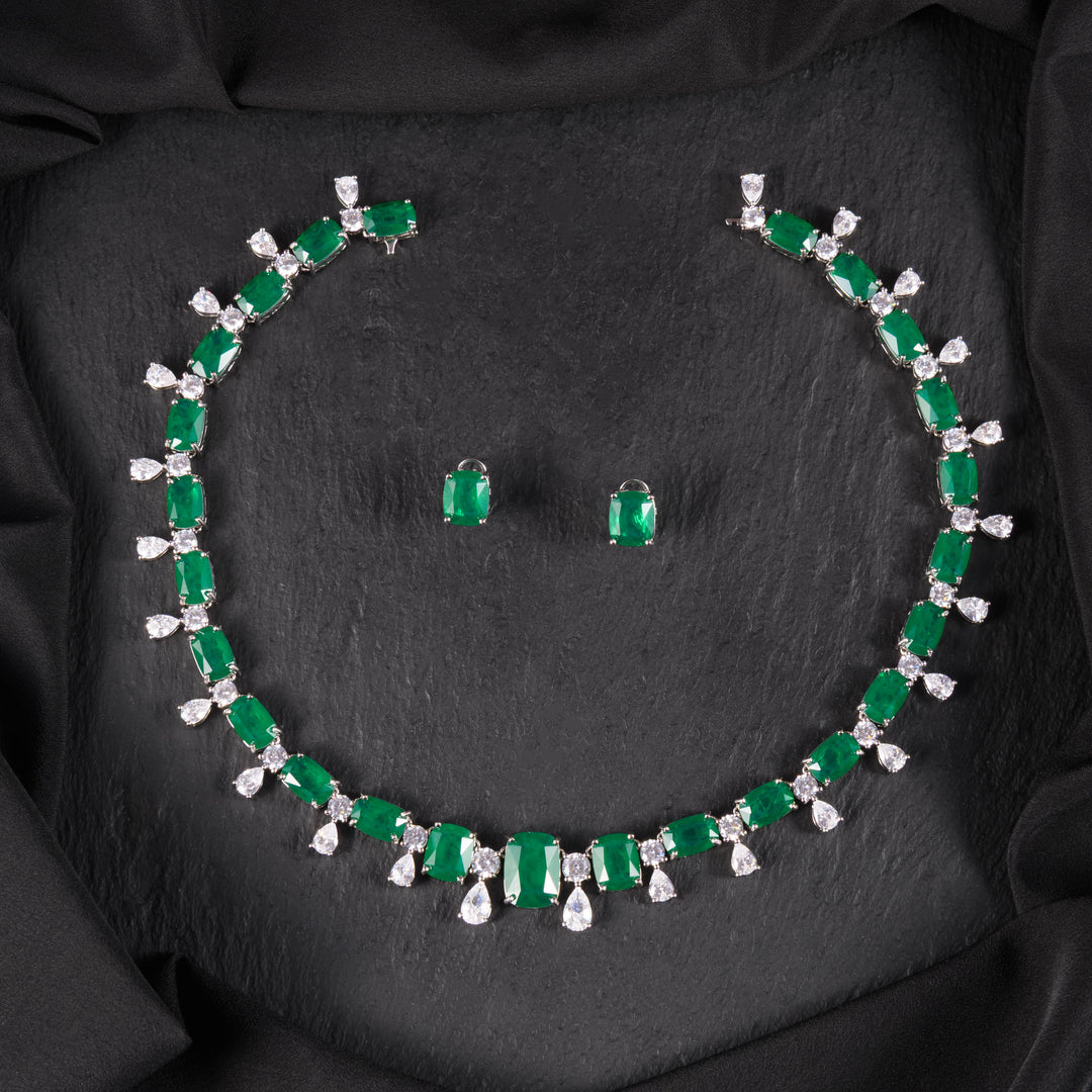Rosalind Diamond Necklace Set