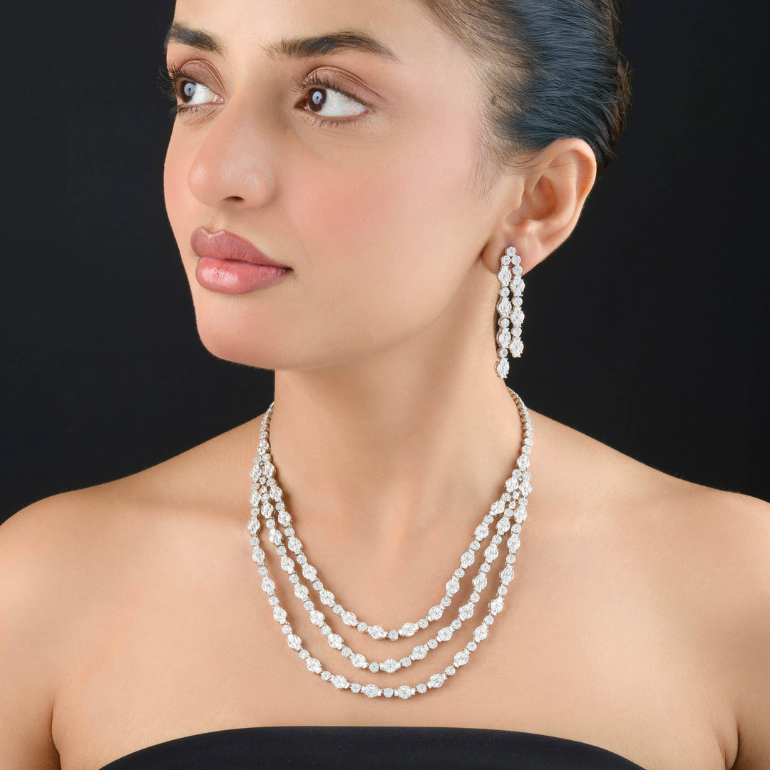 Arabella Diamond Necklace Set