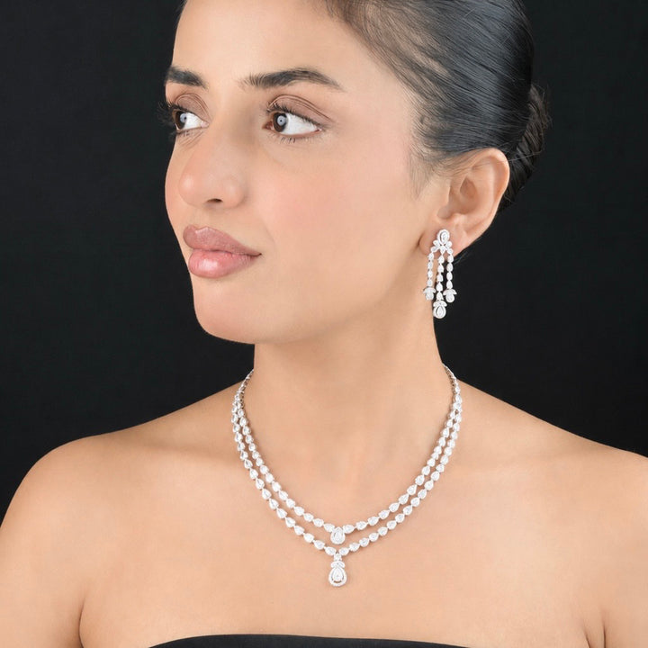 Eliza Diamond Necklace Set