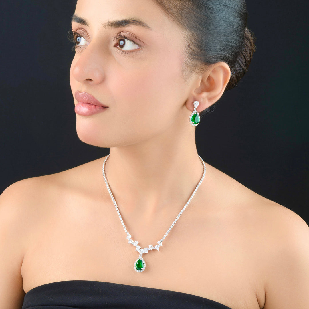 Marian Diamond Necklace Set