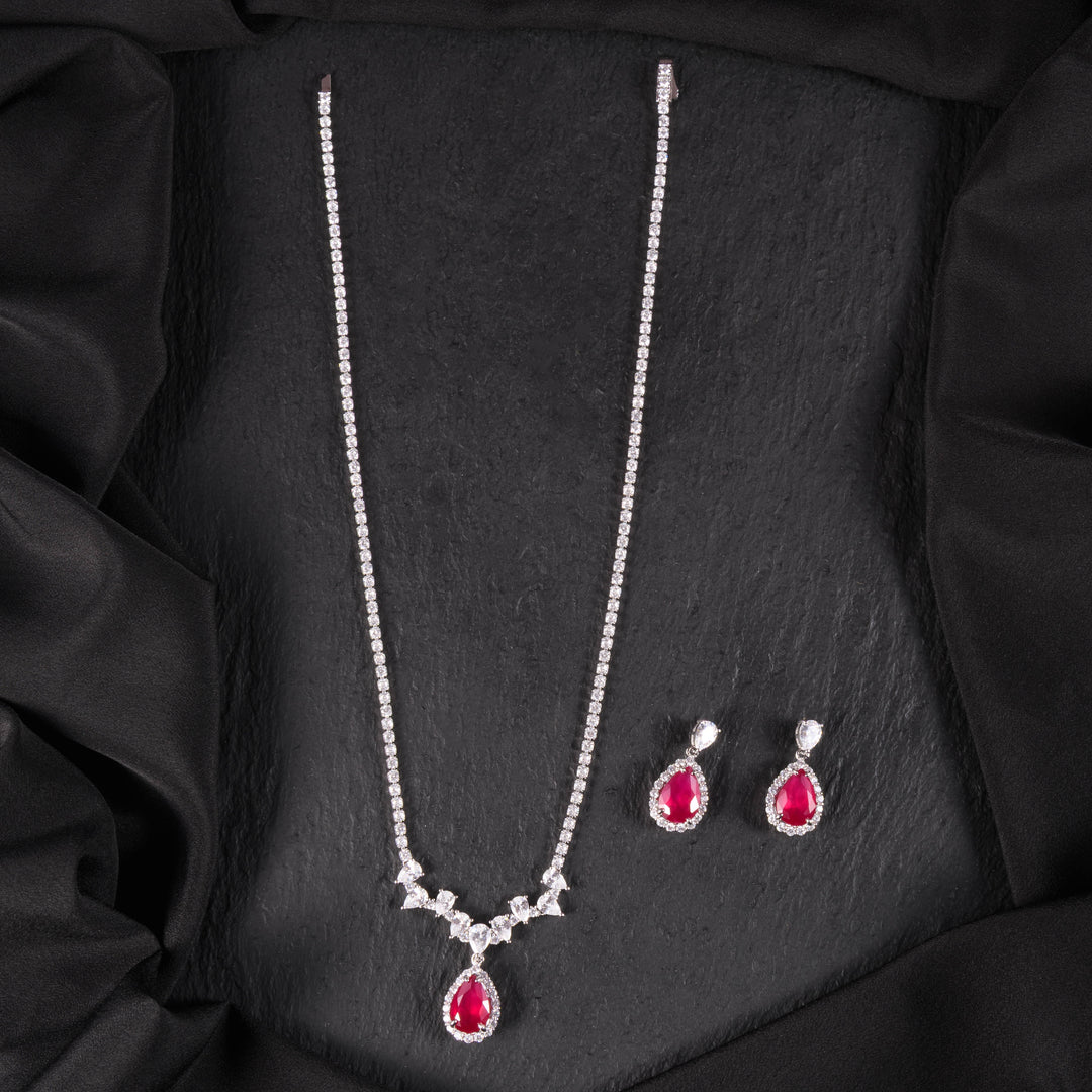 Marian Diamond Necklace Set