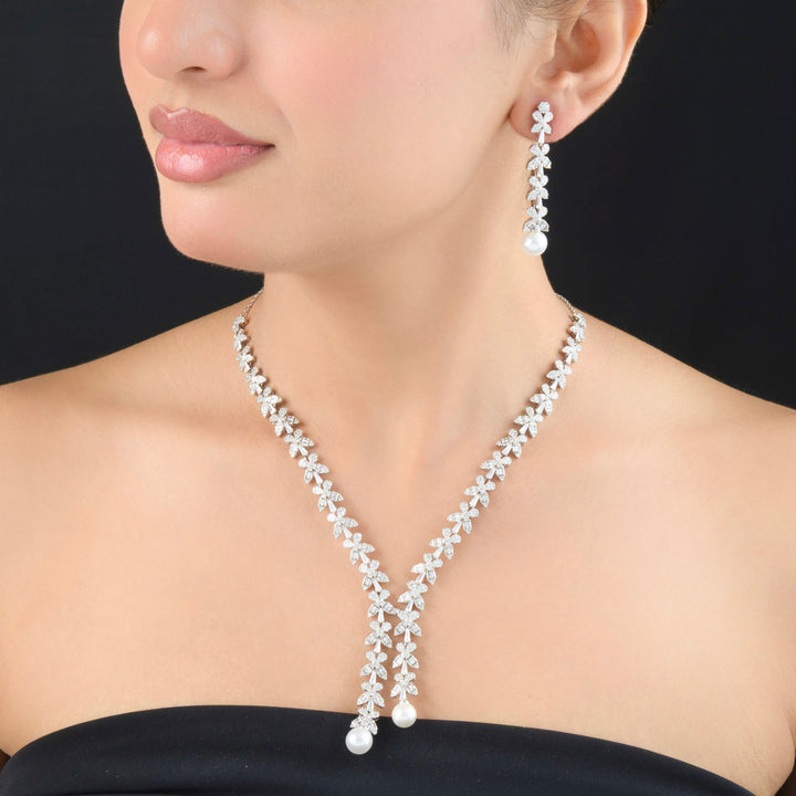 Marigold Diamond Necklace Set