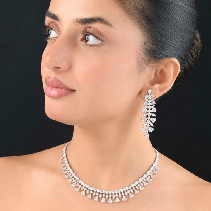 Freya Diamond Necklace Set