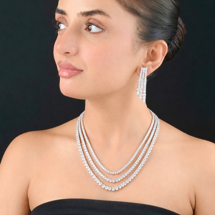 Bianca Diamond Necklace Set