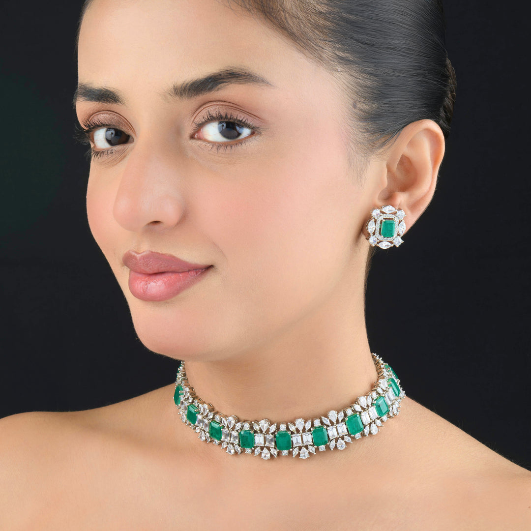 Celine Diamond Choker Set