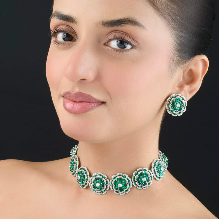 Aura Diamond Choker Set