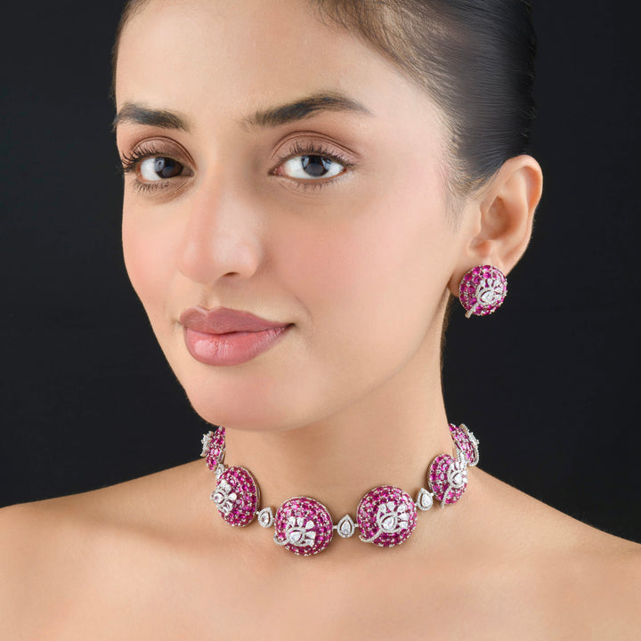 Aura Diamond Choker Set