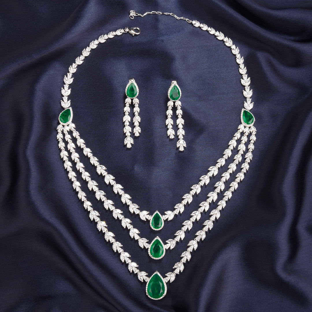 Estelle Diamond Necklace Set