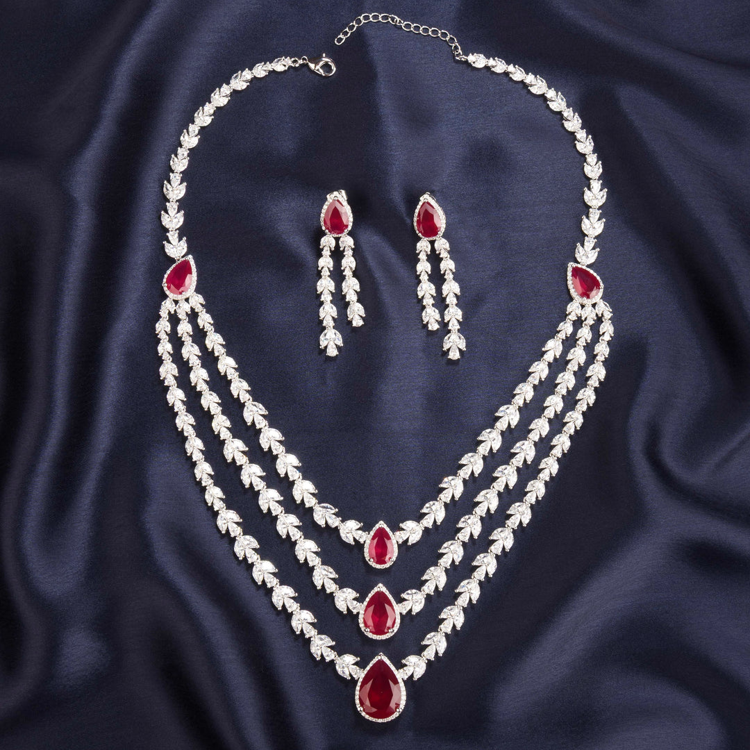 Estelle Diamond Necklace Set