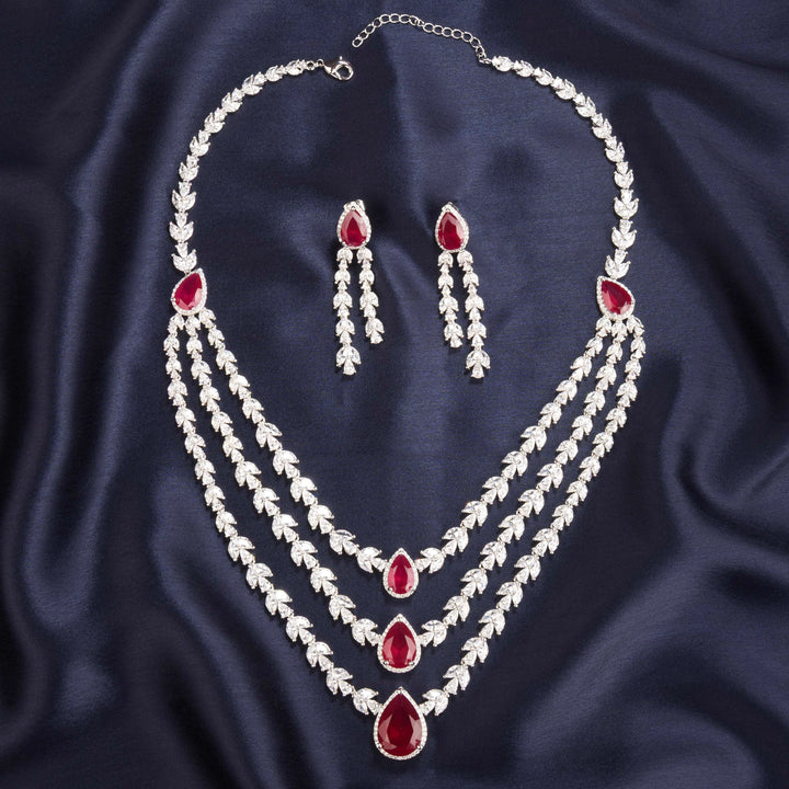 Estelle Diamond Necklace Set