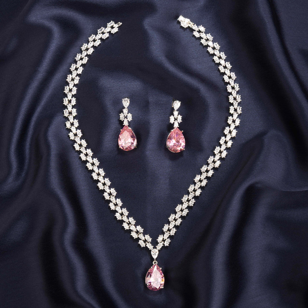 Anna Diamond Necklace Set