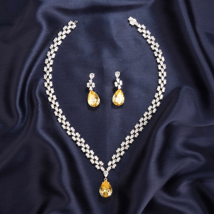 Anna Diamond Necklace Set