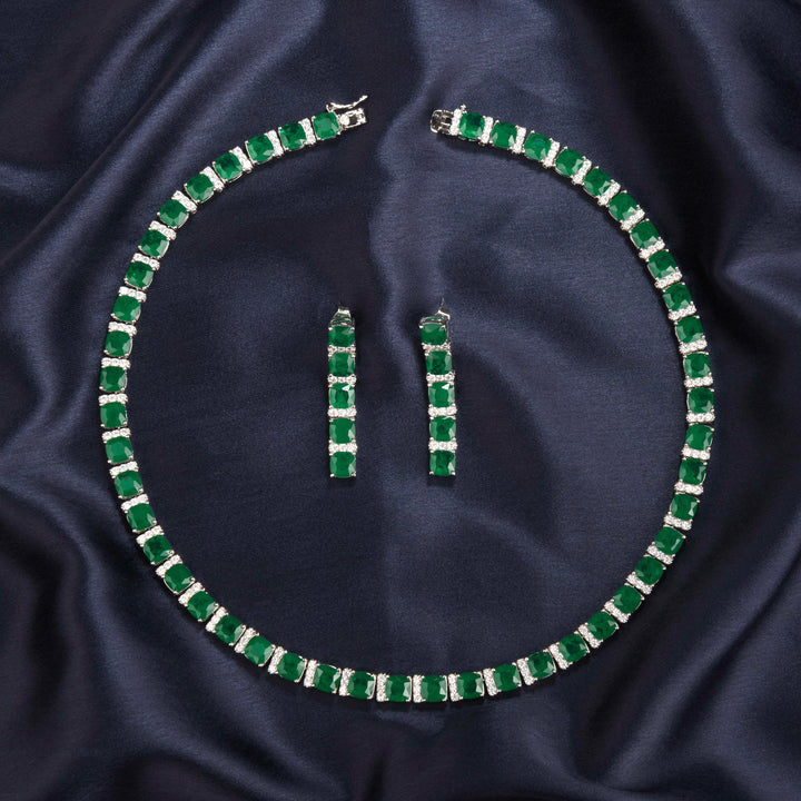 Selena Diamond Necklace Set
