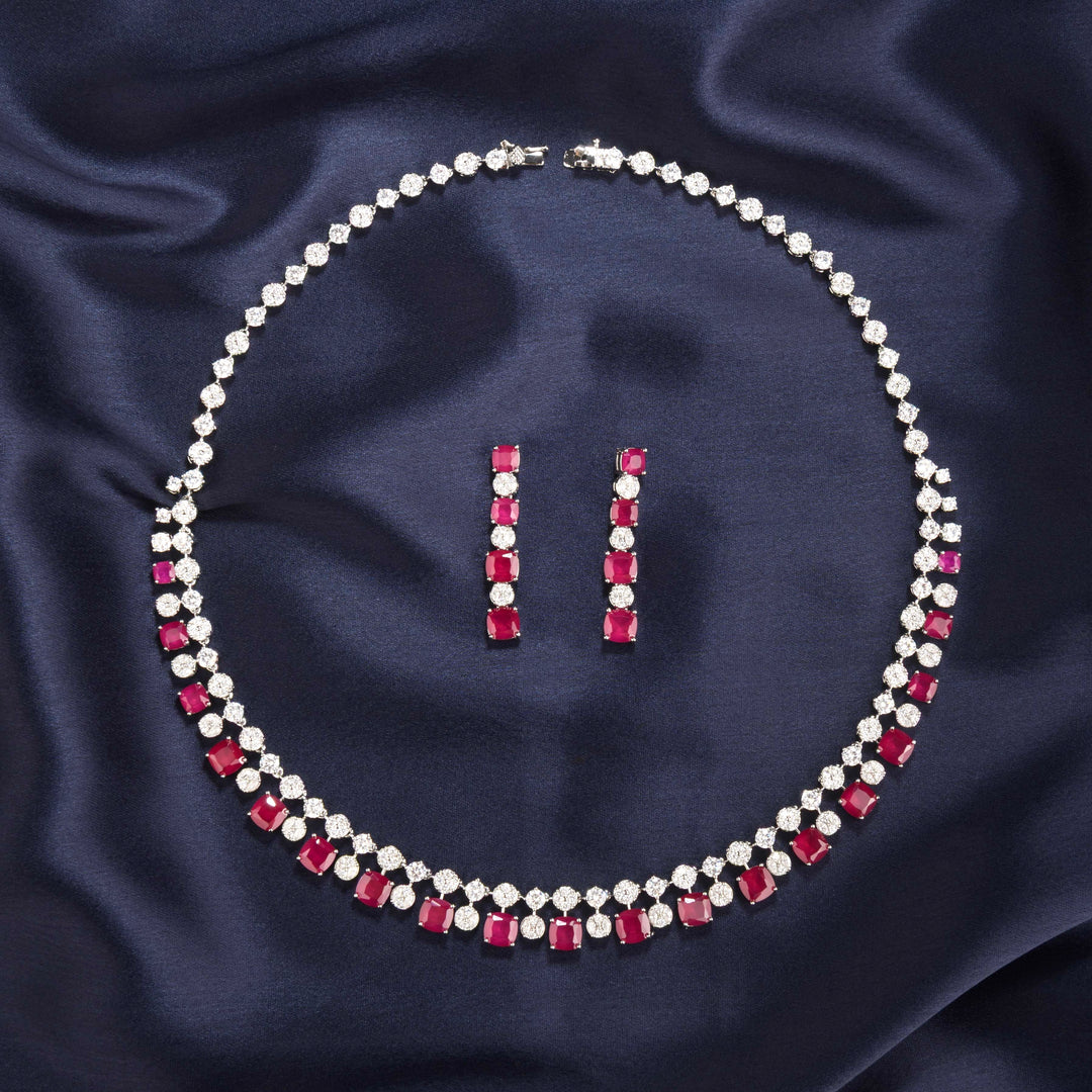Greta Diamond Necklace Set