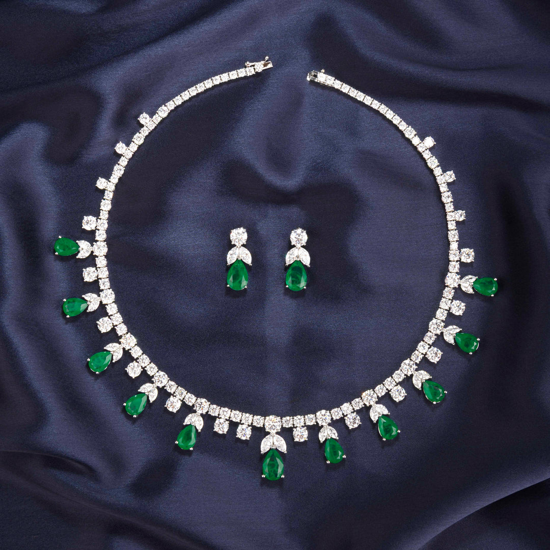 Celina Diamond Necklace Set