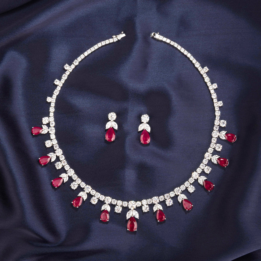 Celina Diamond Necklace Set