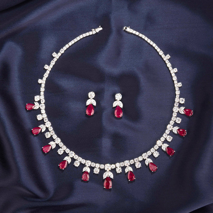 Celina Diamond Necklace Set