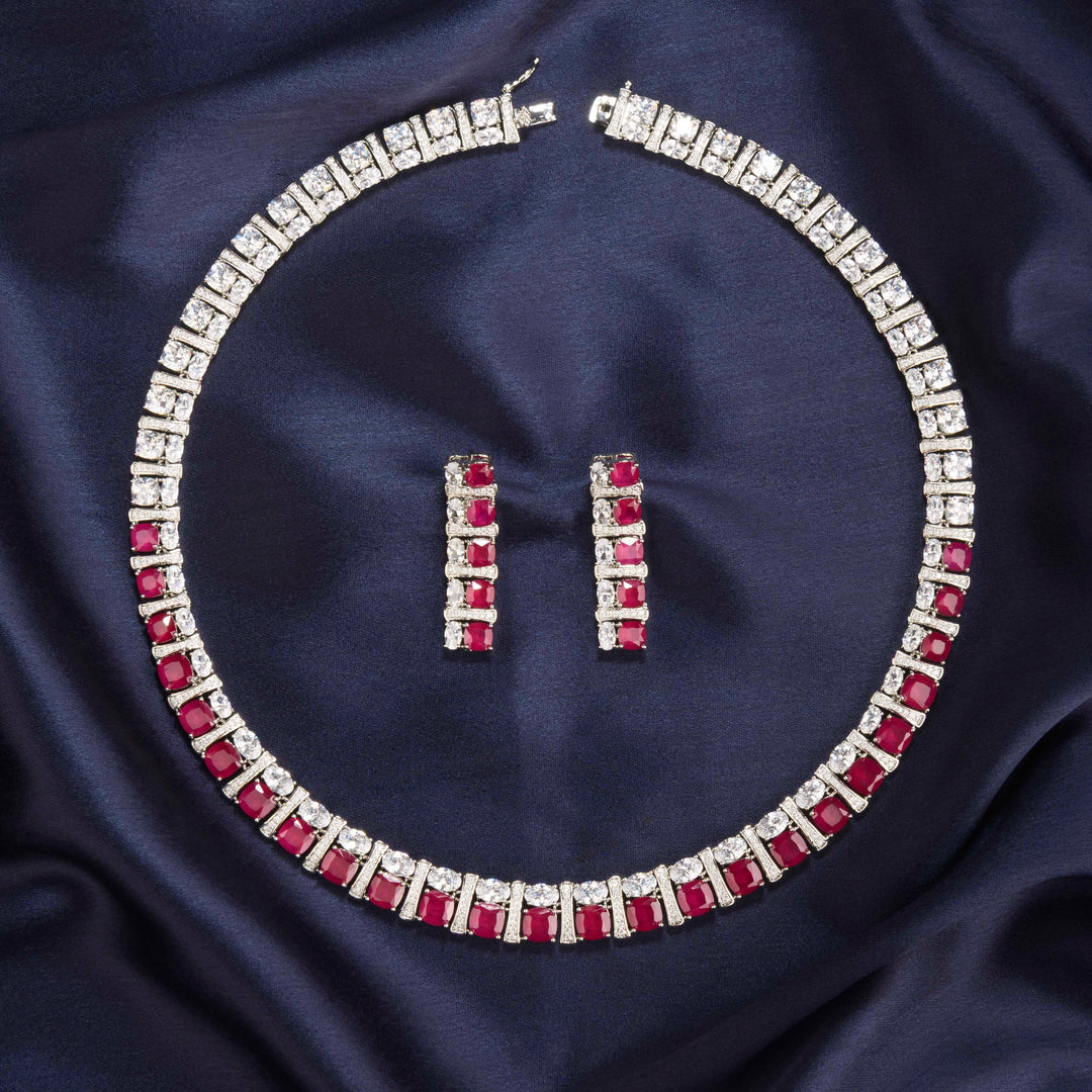 Thea Diamond Necklace Set