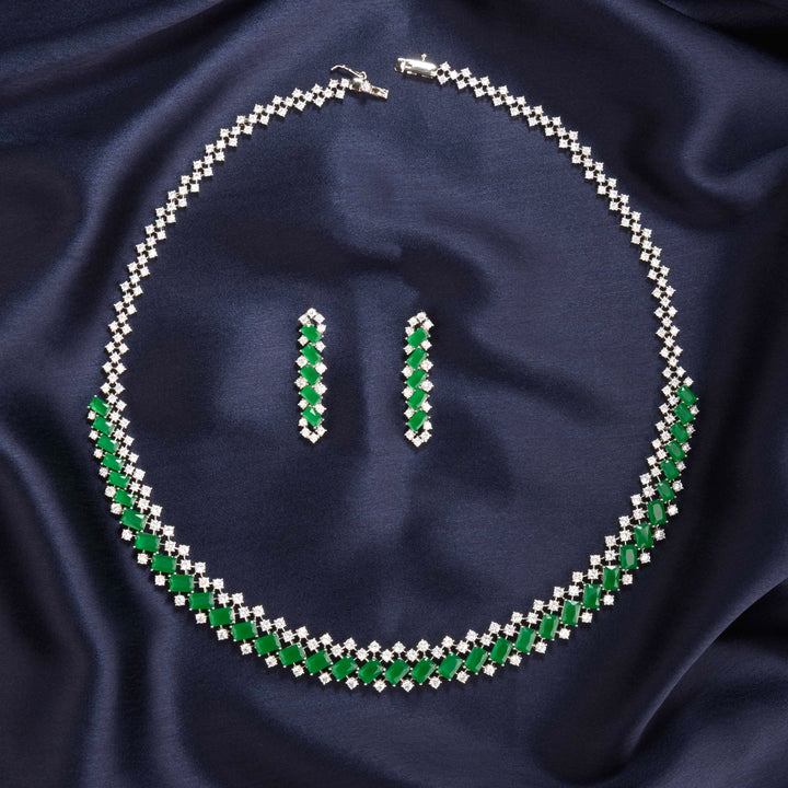 June Diamond Necklace Set