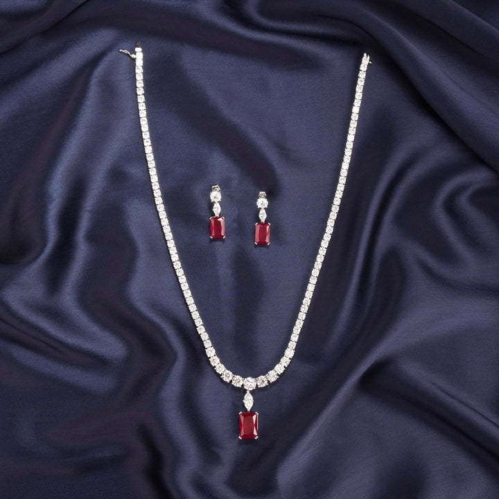Eva Diamond Necklace Set