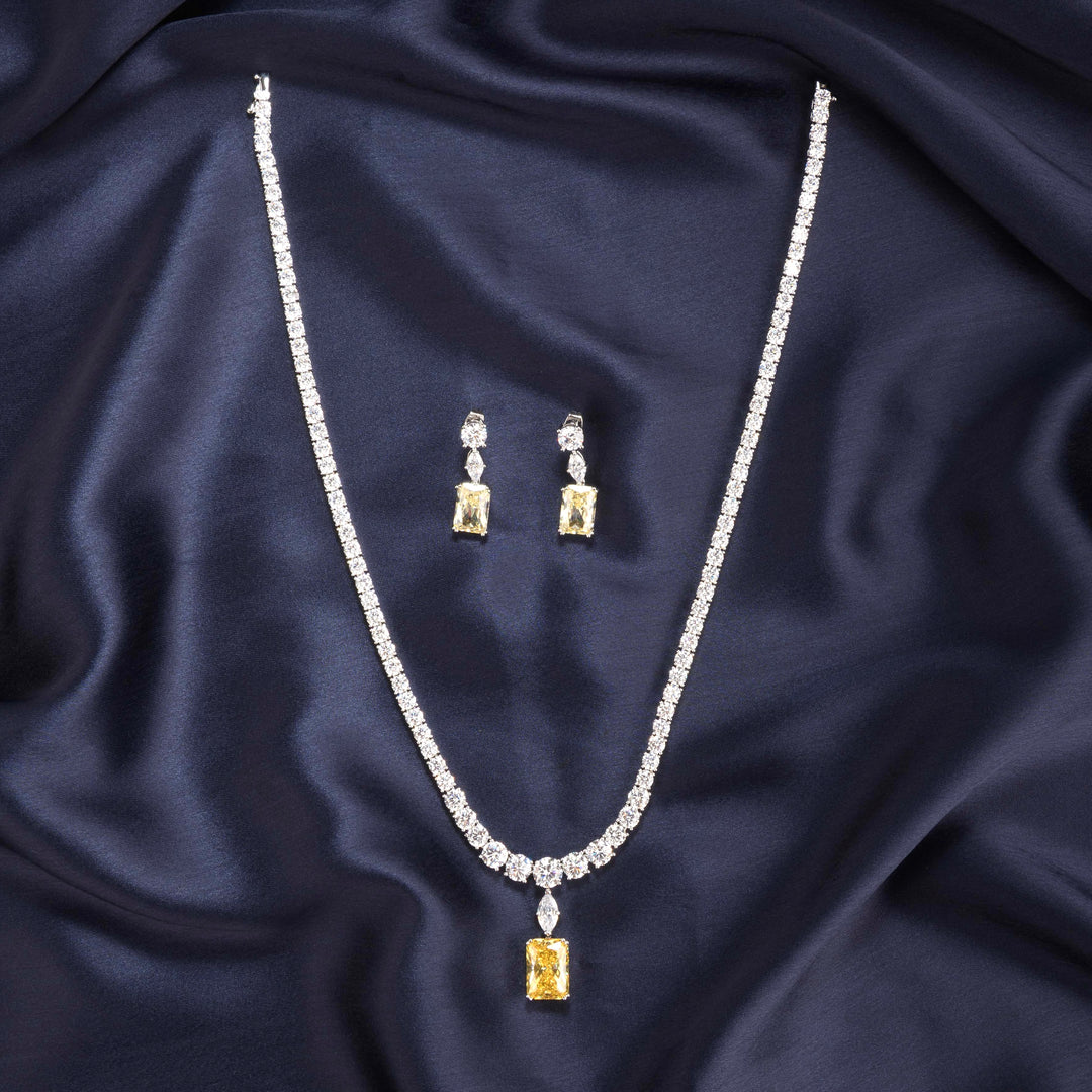 Eva Diamond Necklace Set