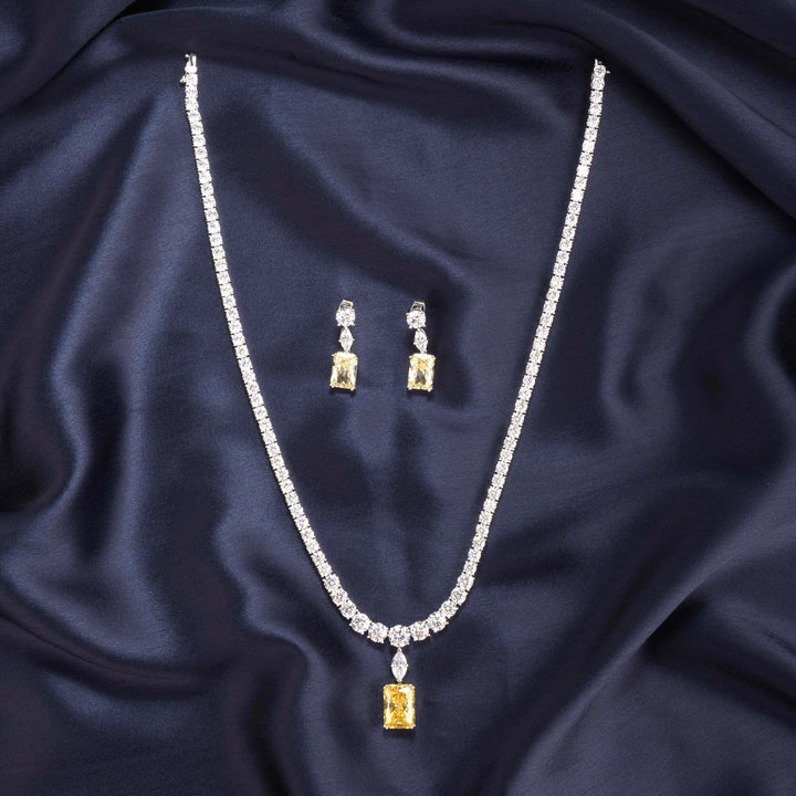 Eva Diamond Necklace Set
