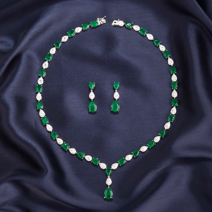 Jasmin Diamond Necklace Set