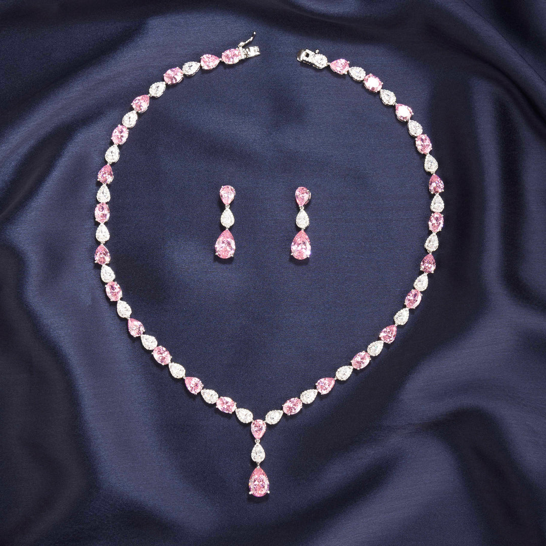 Jasmin Diamond Necklace Set