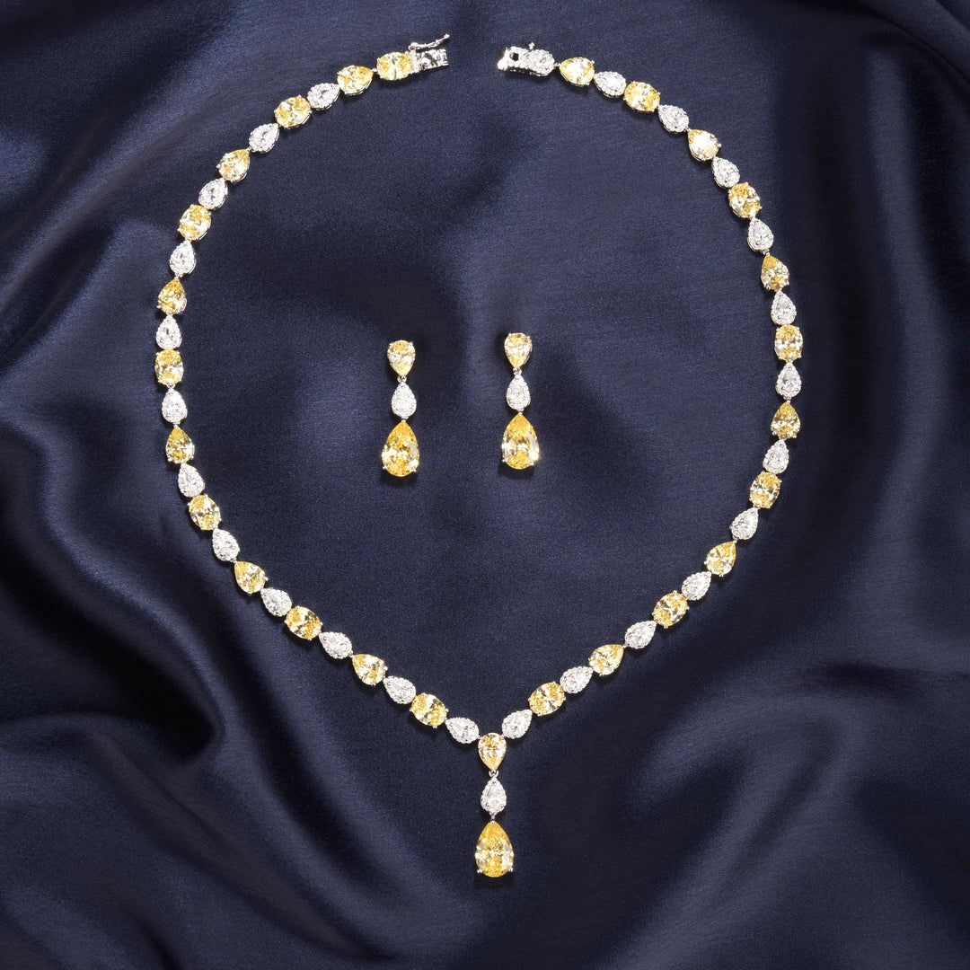Jasmin Diamond Necklace Set