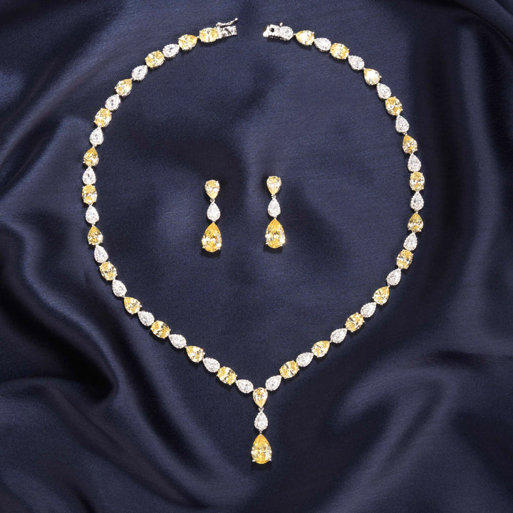 Jasmin Diamond Necklace Set