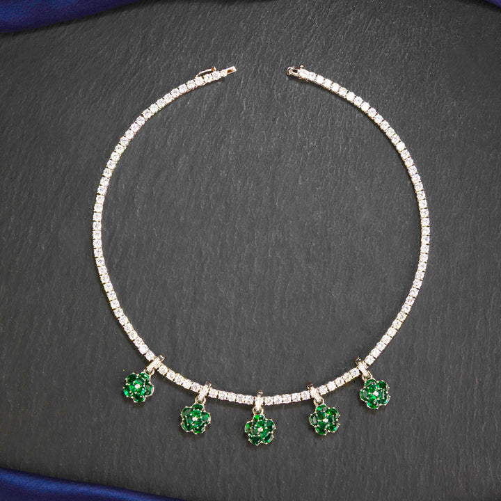 Roselyn Diamond Necklace Set