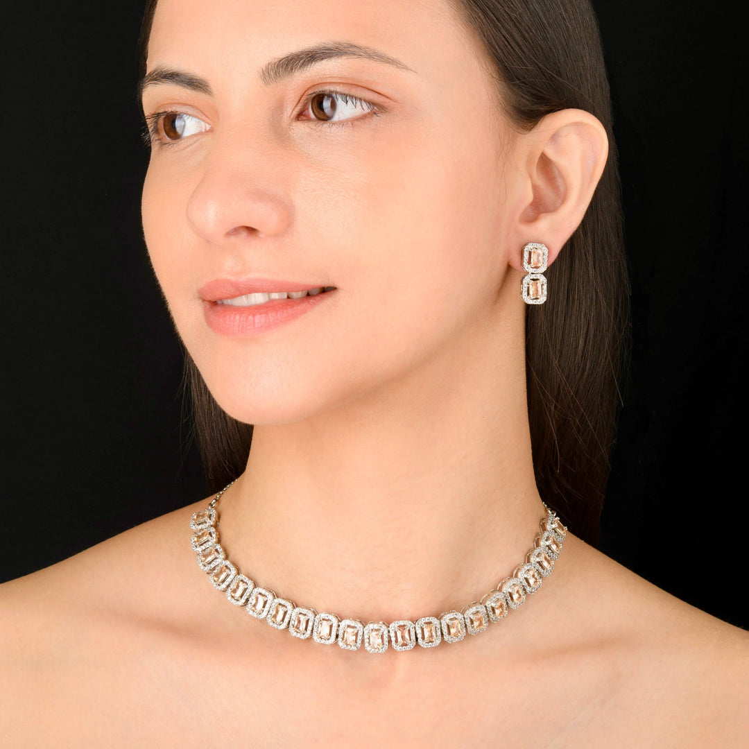 Lesya Diamond Choker Set