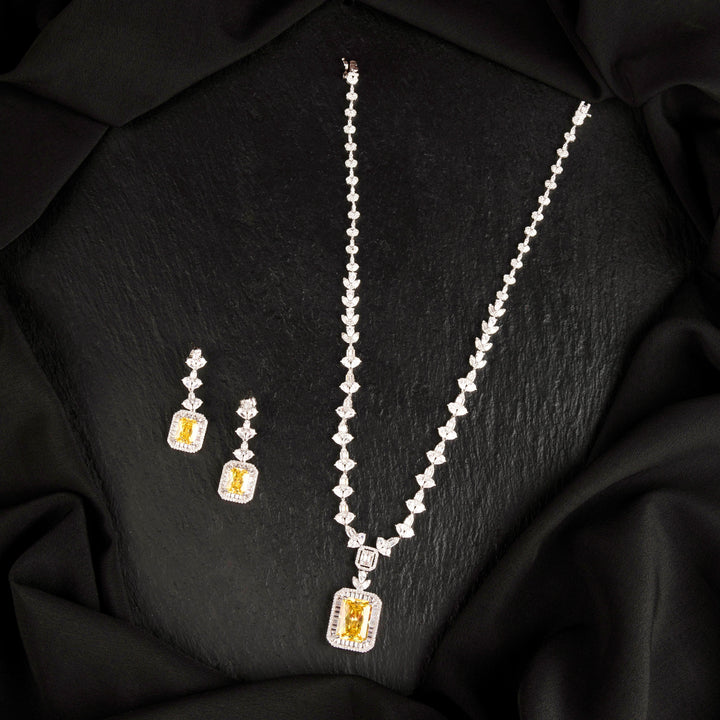 Driony Diamond Necklace Set