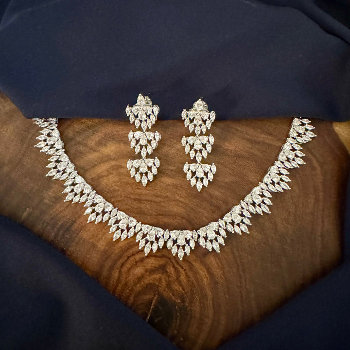 Zaria Diamond Necklace Set