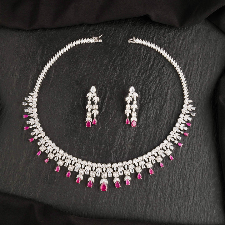 Xenia Diamond Necklace Set