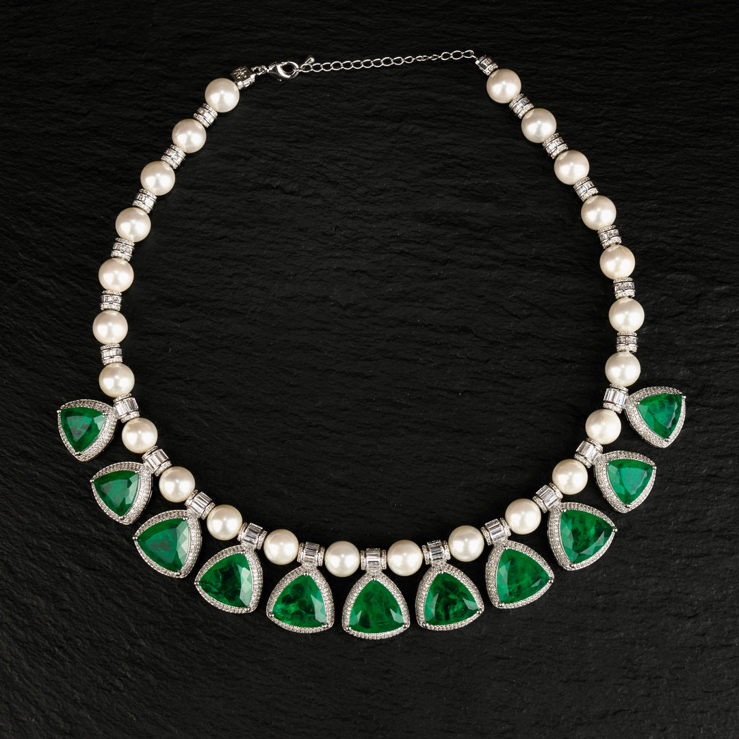 Joanna Emerald Necklace Set