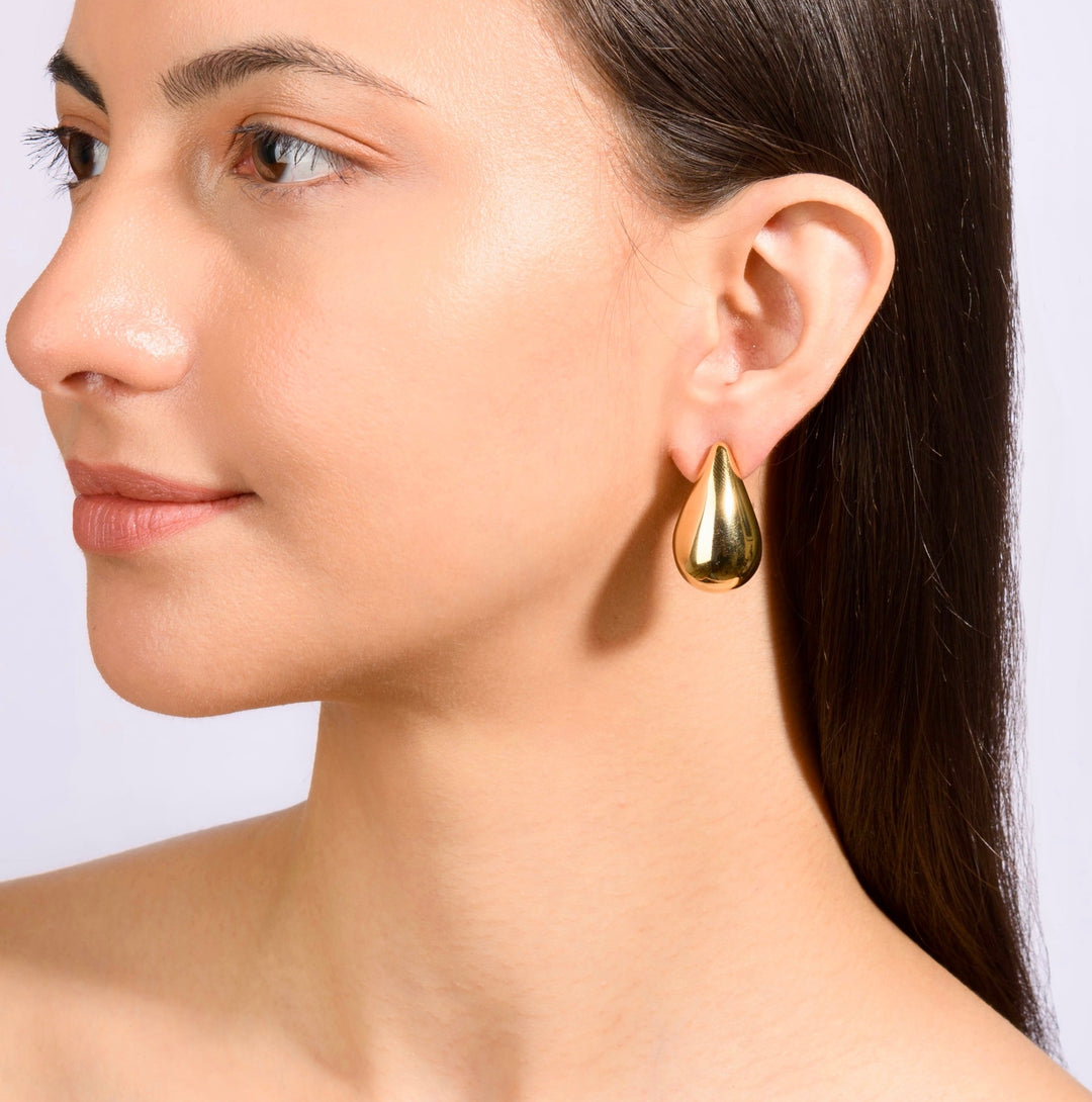 Flash Tear Drop Studs - Small