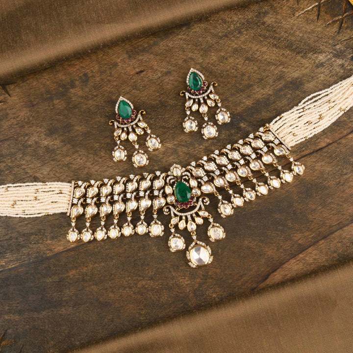 Aditi Polki Choker Set