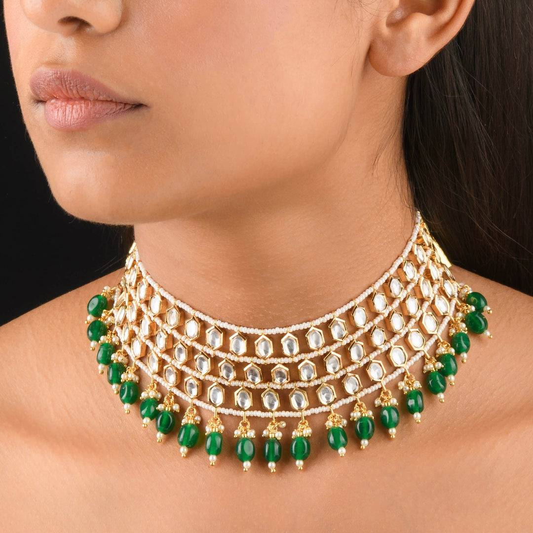 Aadhya Polki Choker Set