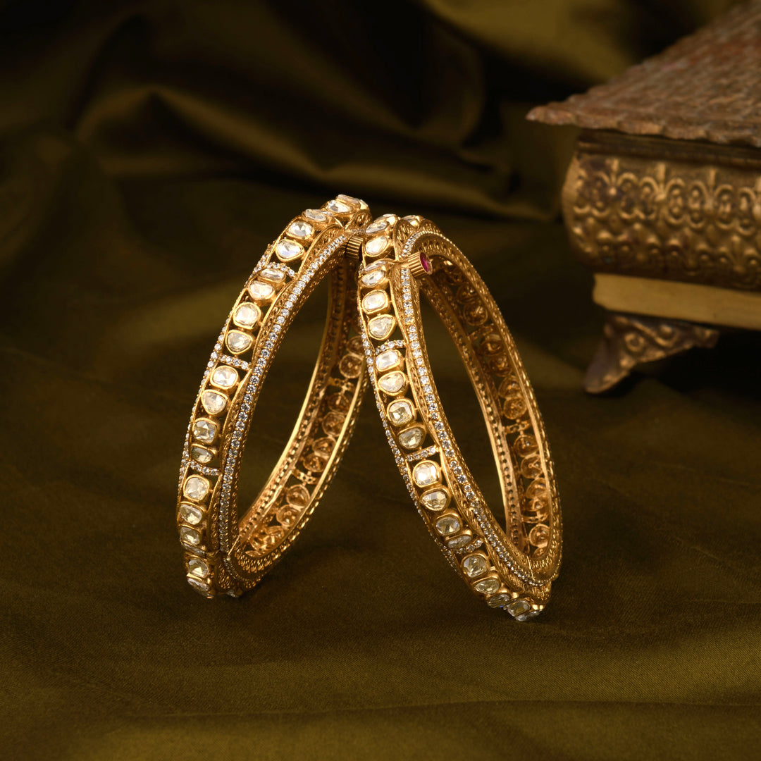 Swati Polki Bangle Pair
