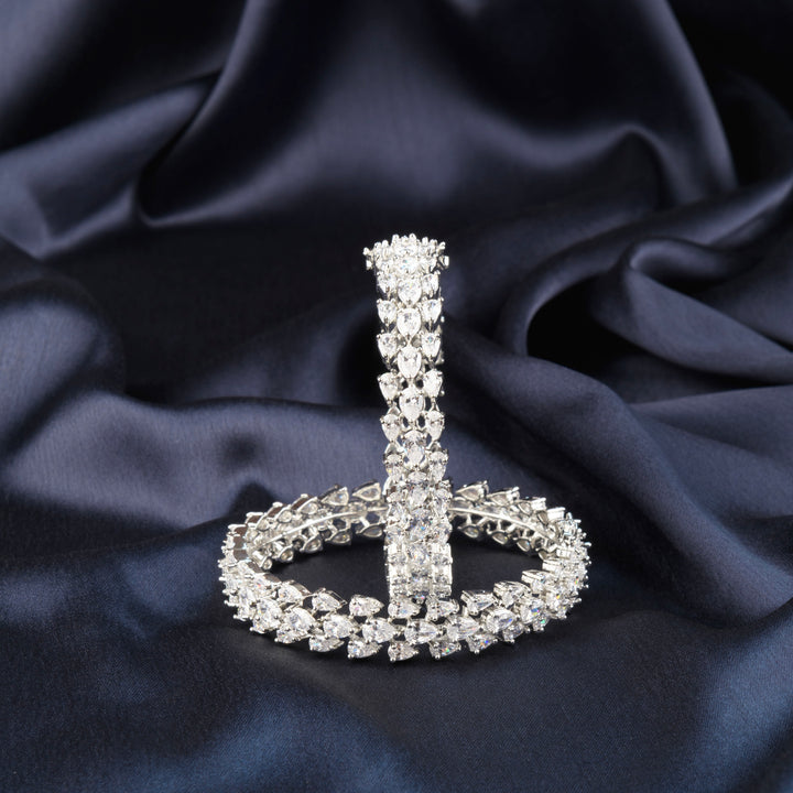 Roselle Diamond Bangle Pair