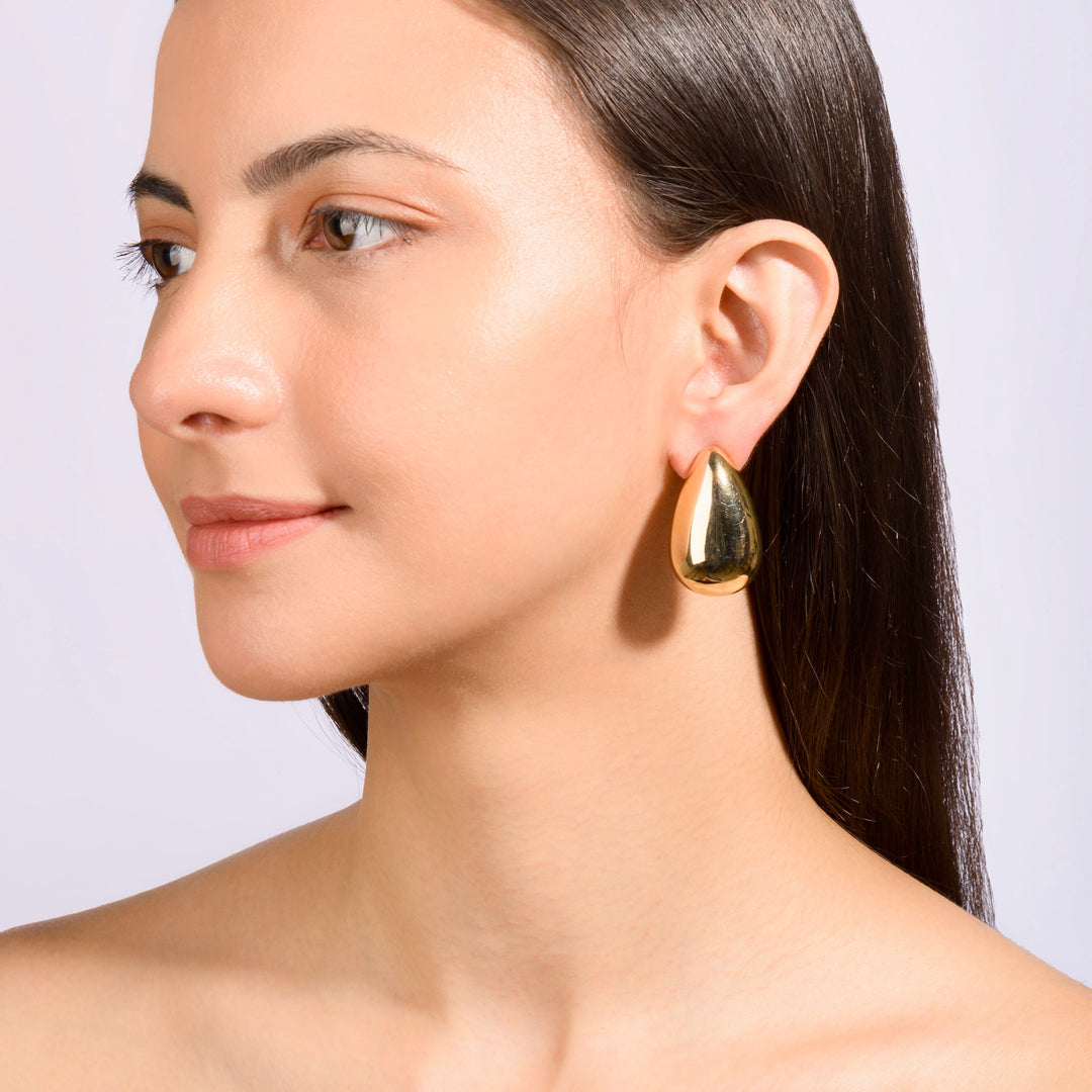 Flash Tear Drop Studs - Big