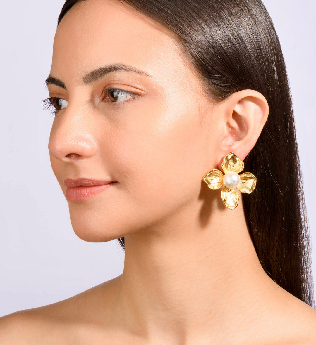 Glitz Flower Earrings