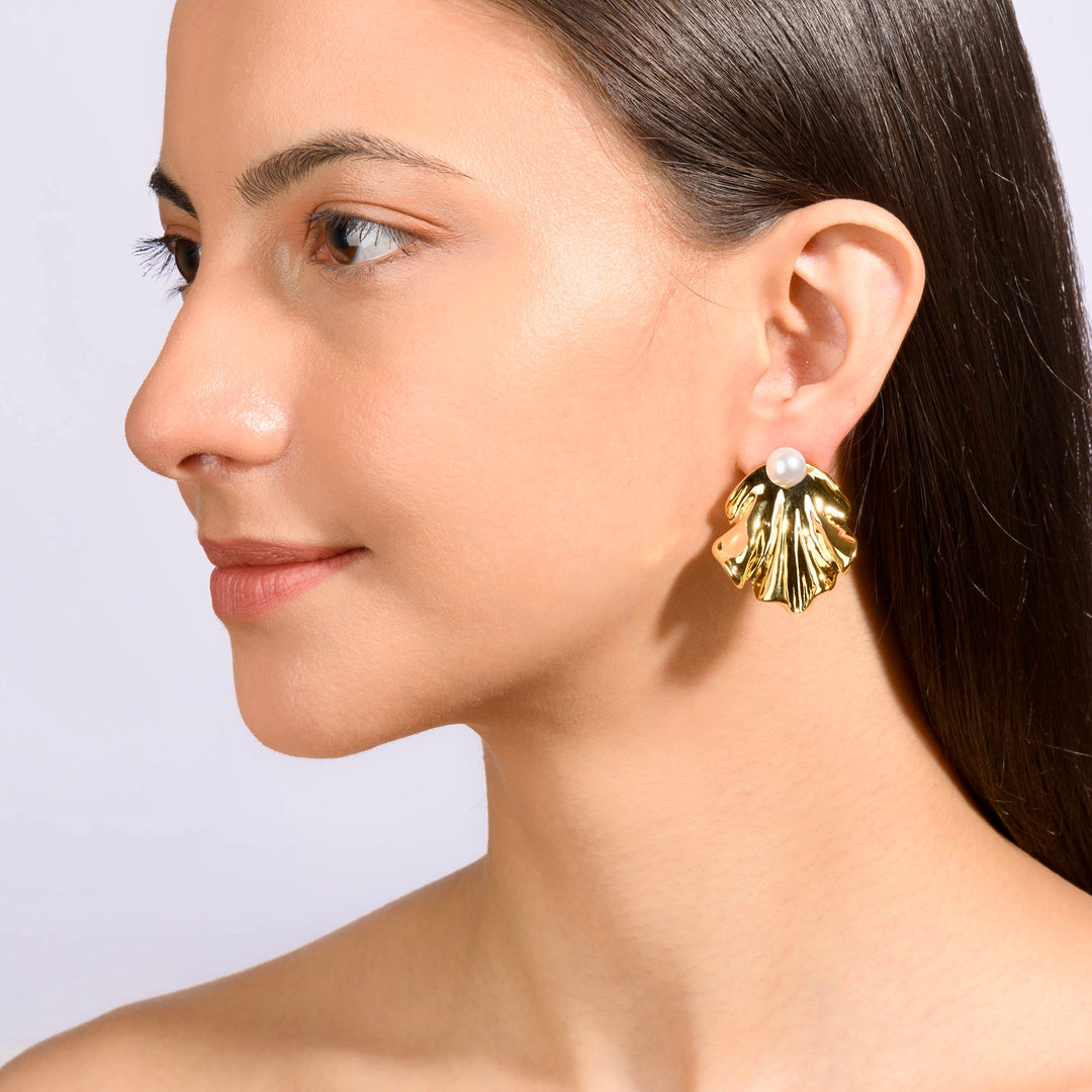 Retro Leaf Earrings