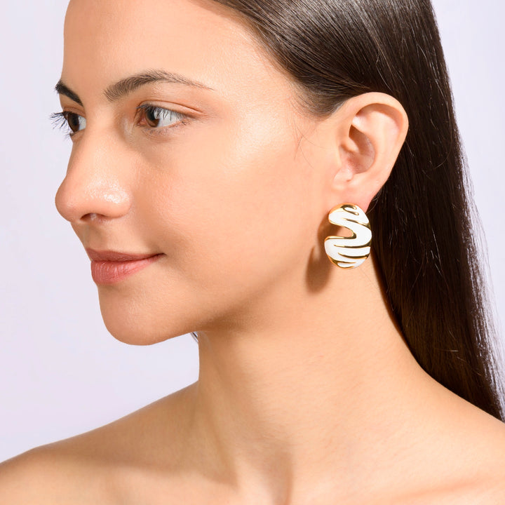 Angel Enamel Studs