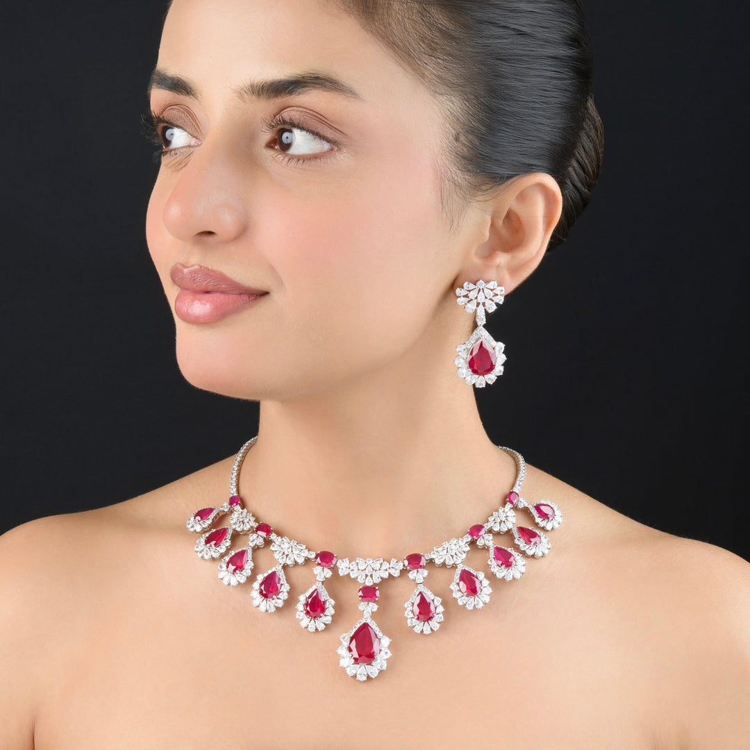 Zara Diamond Necklace Set