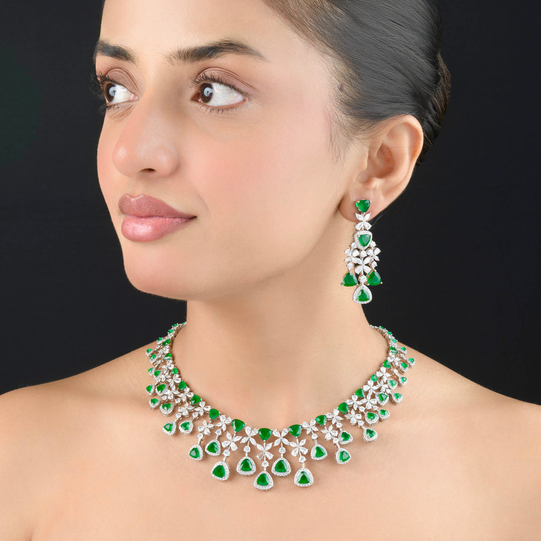 Sophia Diamond Necklace Set