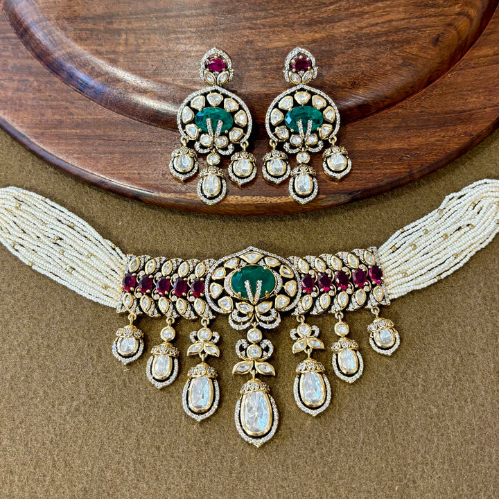 Kaveri Polki Choker Set