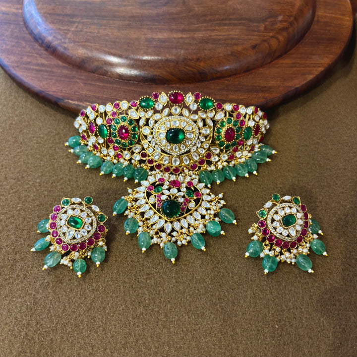 Indus Polki Choker Set