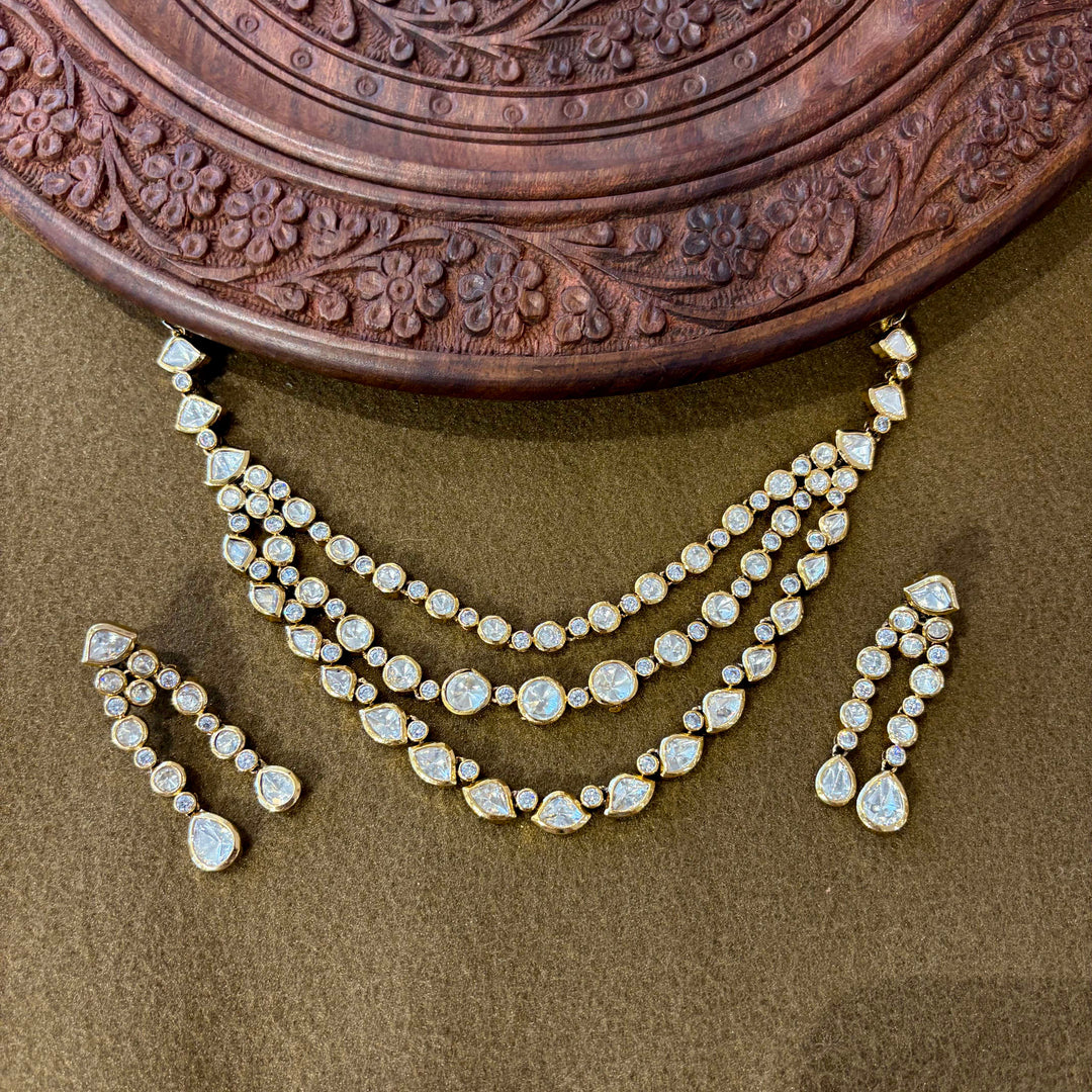 Yuti Polki Necklace Set
